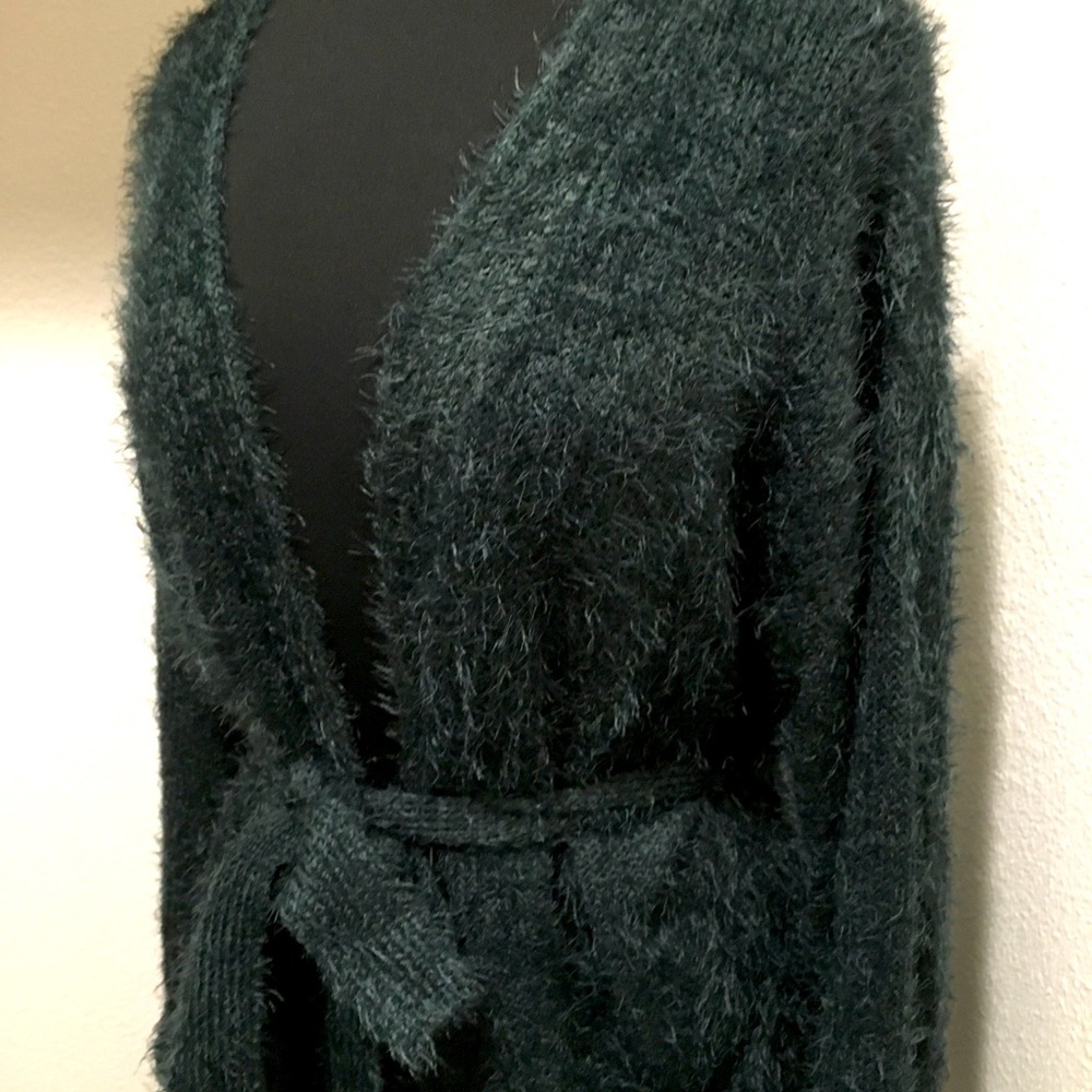Emerald Green Cardigan Sweater